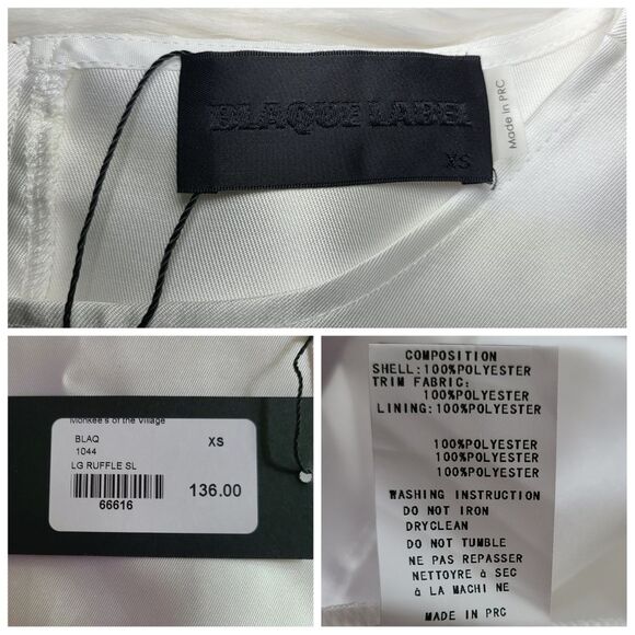 NWT|Revolve Blaque Label Bell Sleeve Cropped Zipper Top, XS - Picture 5 of 5